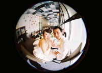 結婚式の写真