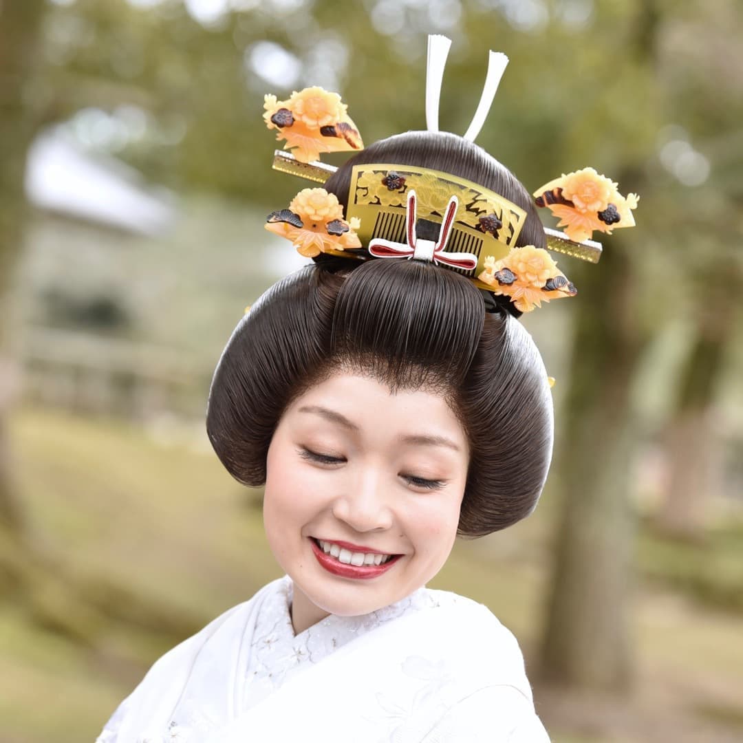 前撮りの髪型の写真