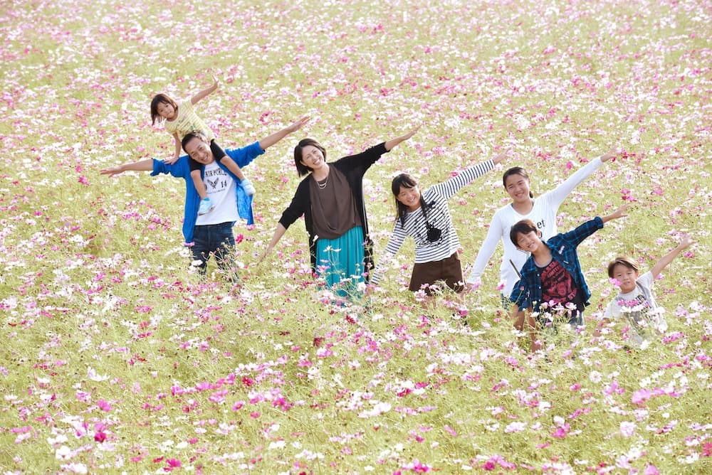 家族写真の撮影