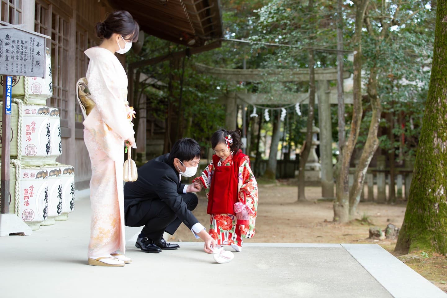 七五三の写真