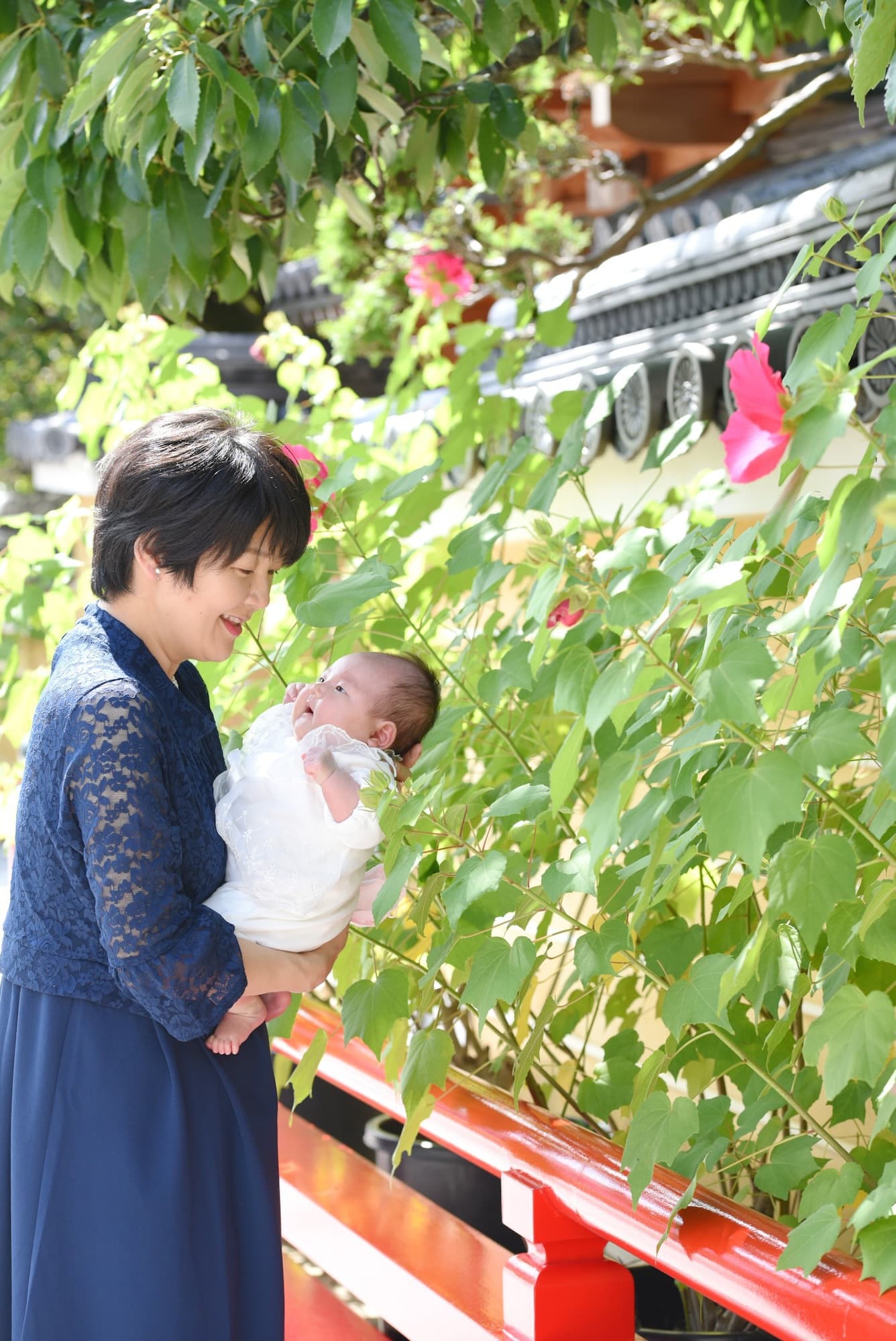 お宮参りや七五三の子供の写真