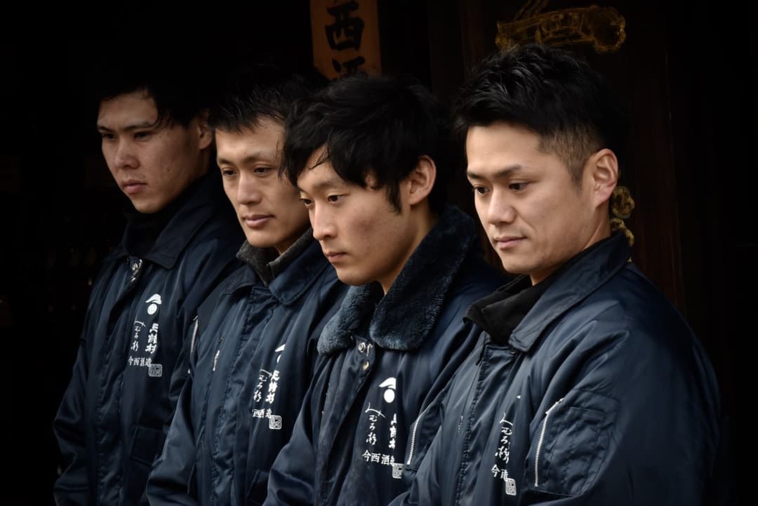 三諸杉、今西酒造のパンフレット、ホームページ用写真