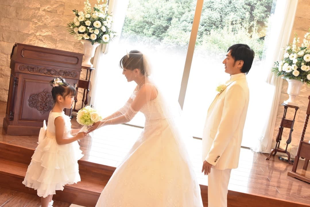 家族と結婚の写真
