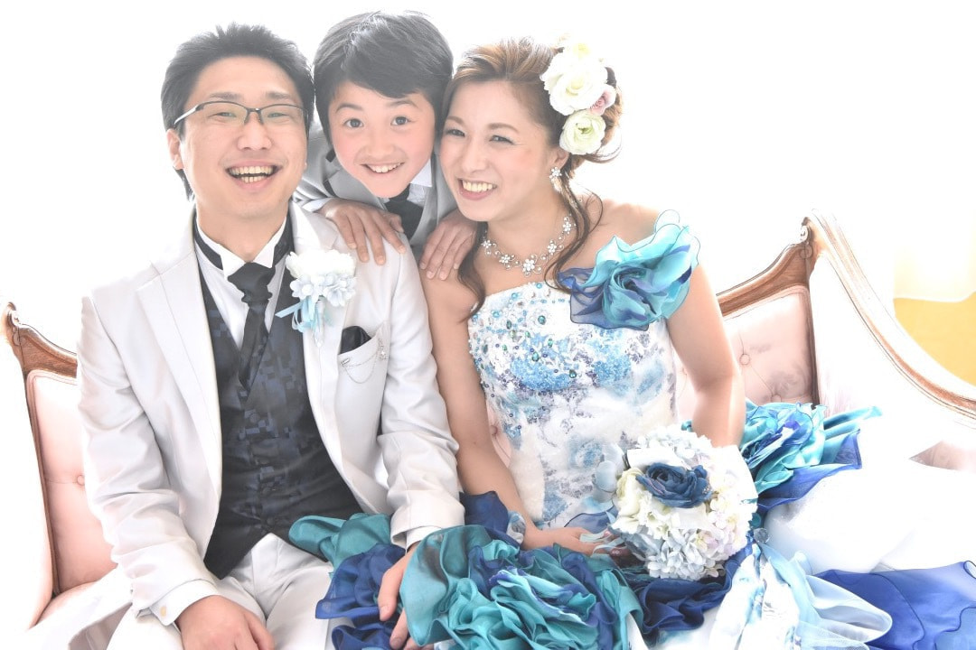 家族と結婚の写真
