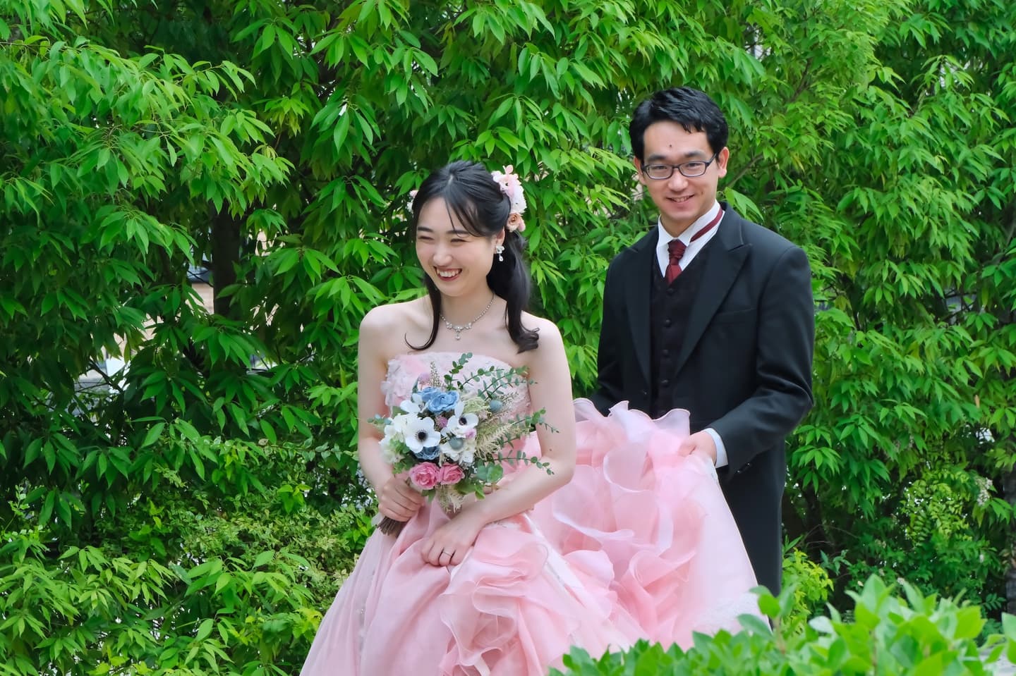 チャペルで結婚式みたいなフォトウエディングの写真