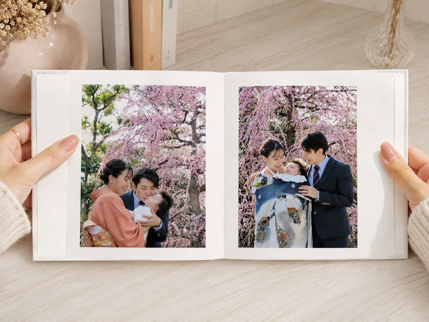 お宮参りのフォトブック写真集