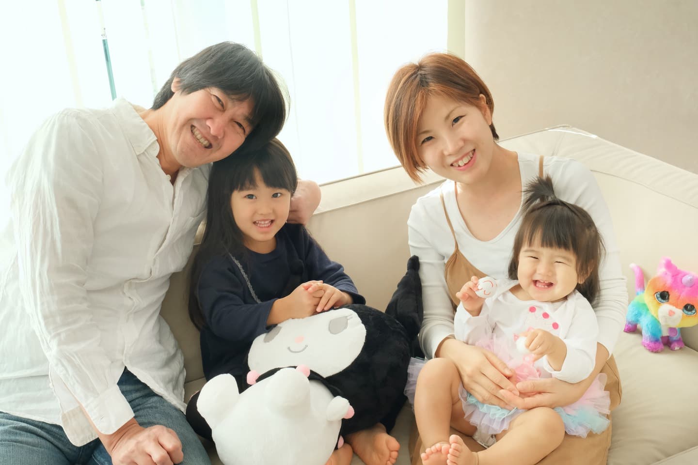大阪で家族写真を撮った写真
