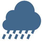 お宮参りのが雨の時