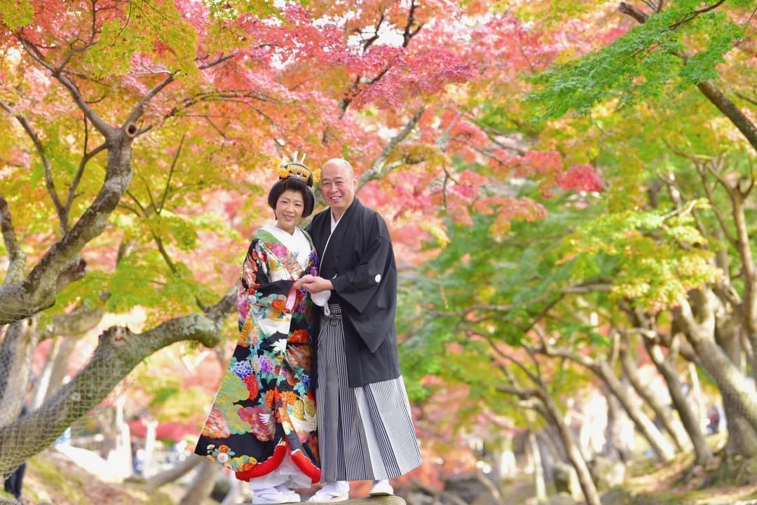 京都で結婚式前撮りの写真