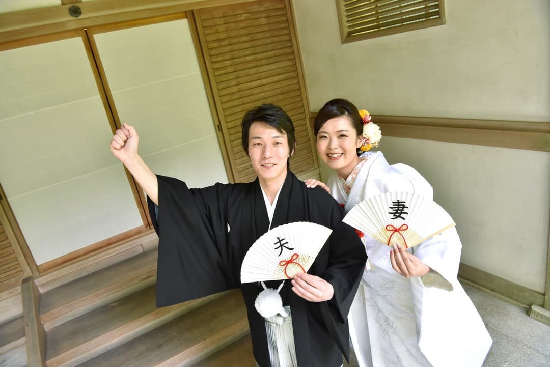 結婚式前撮り和装アイテム扇子