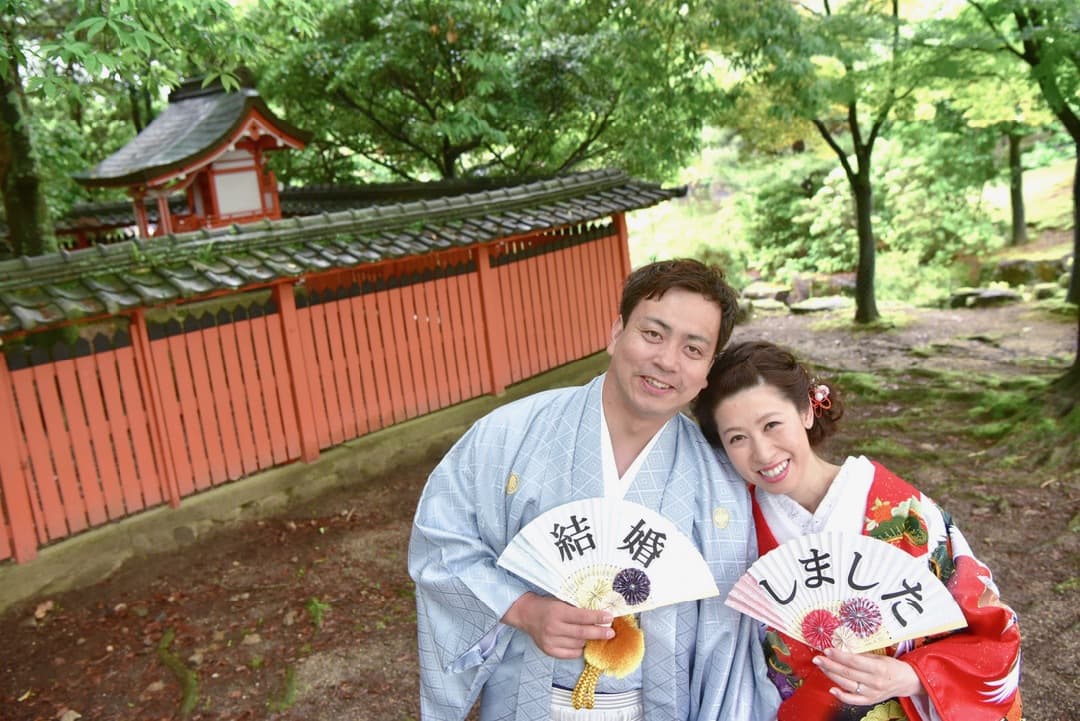 結婚式前撮り和装アイテム扇子
