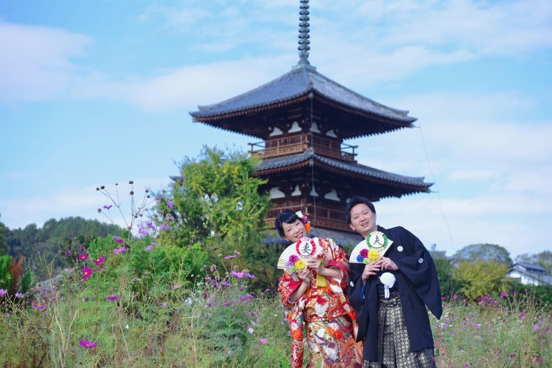 結婚式前撮り和装アイテム扇子