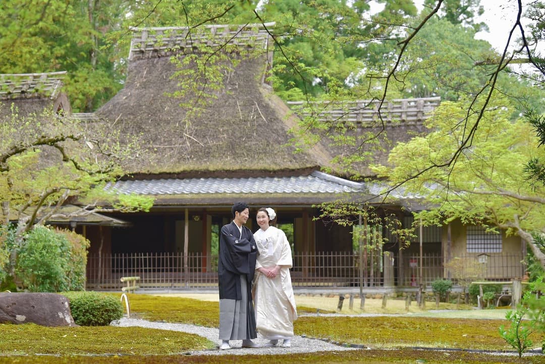 結婚式の和装前撮りで人気の場所の写真