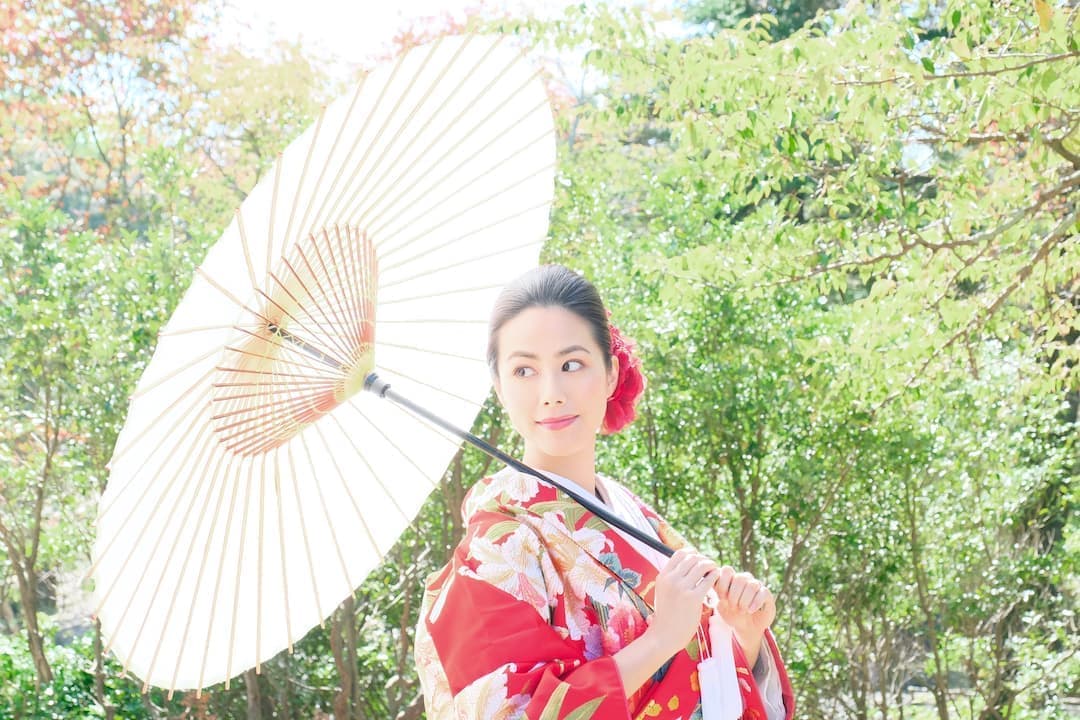 和装の髪型