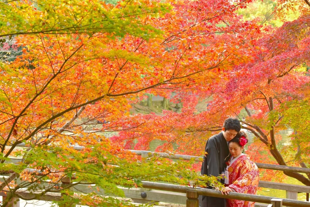 京都以外で人気の前撮り写真