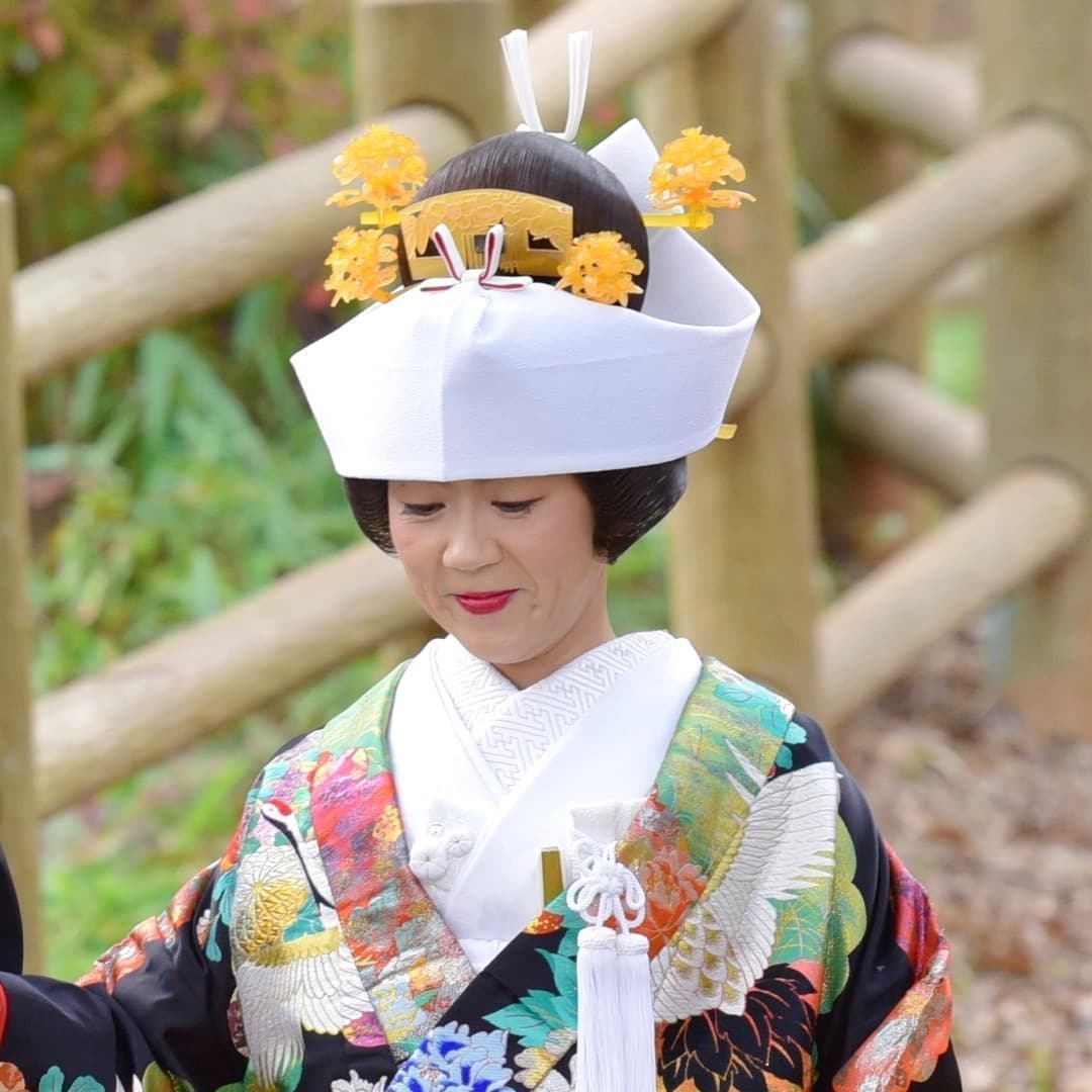 結婚式髪型:べっ甲かんざし