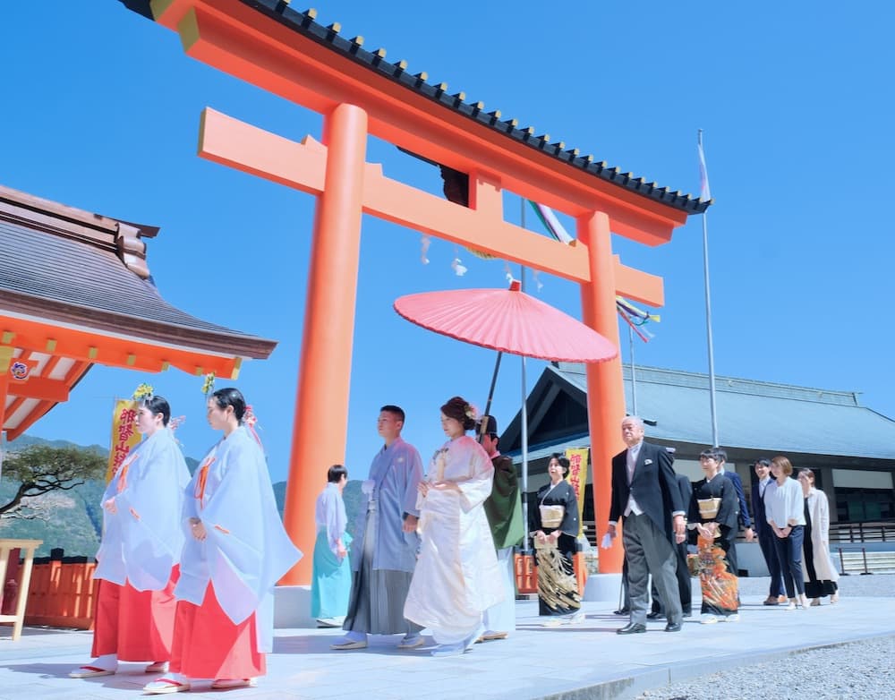 結婚式の写真