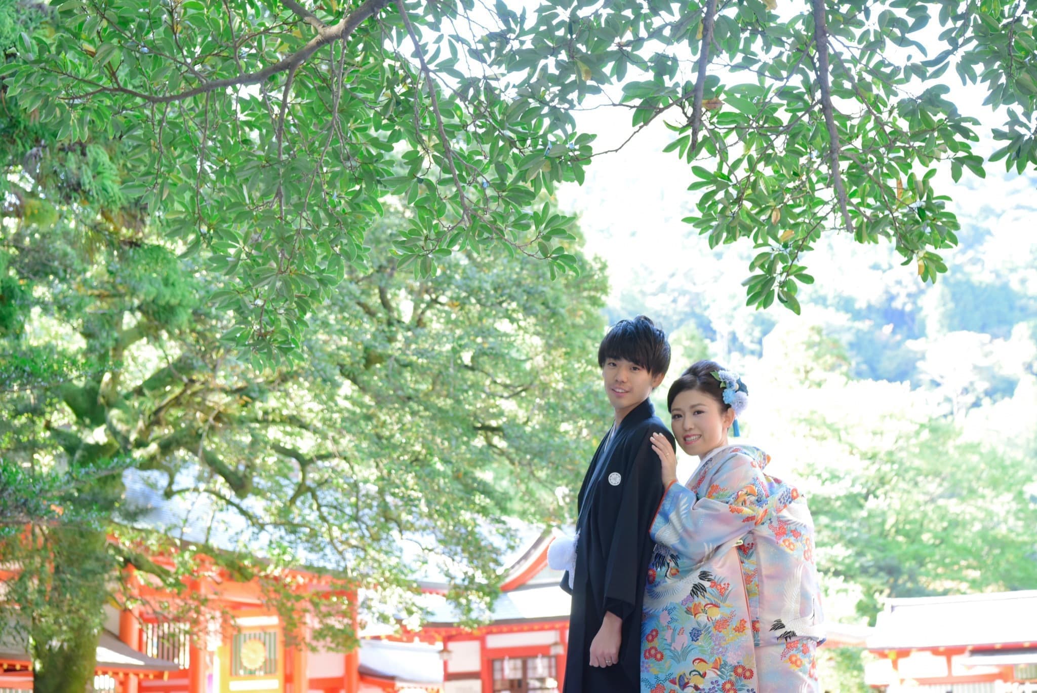 熊野速玉大社で神前結婚式の写真