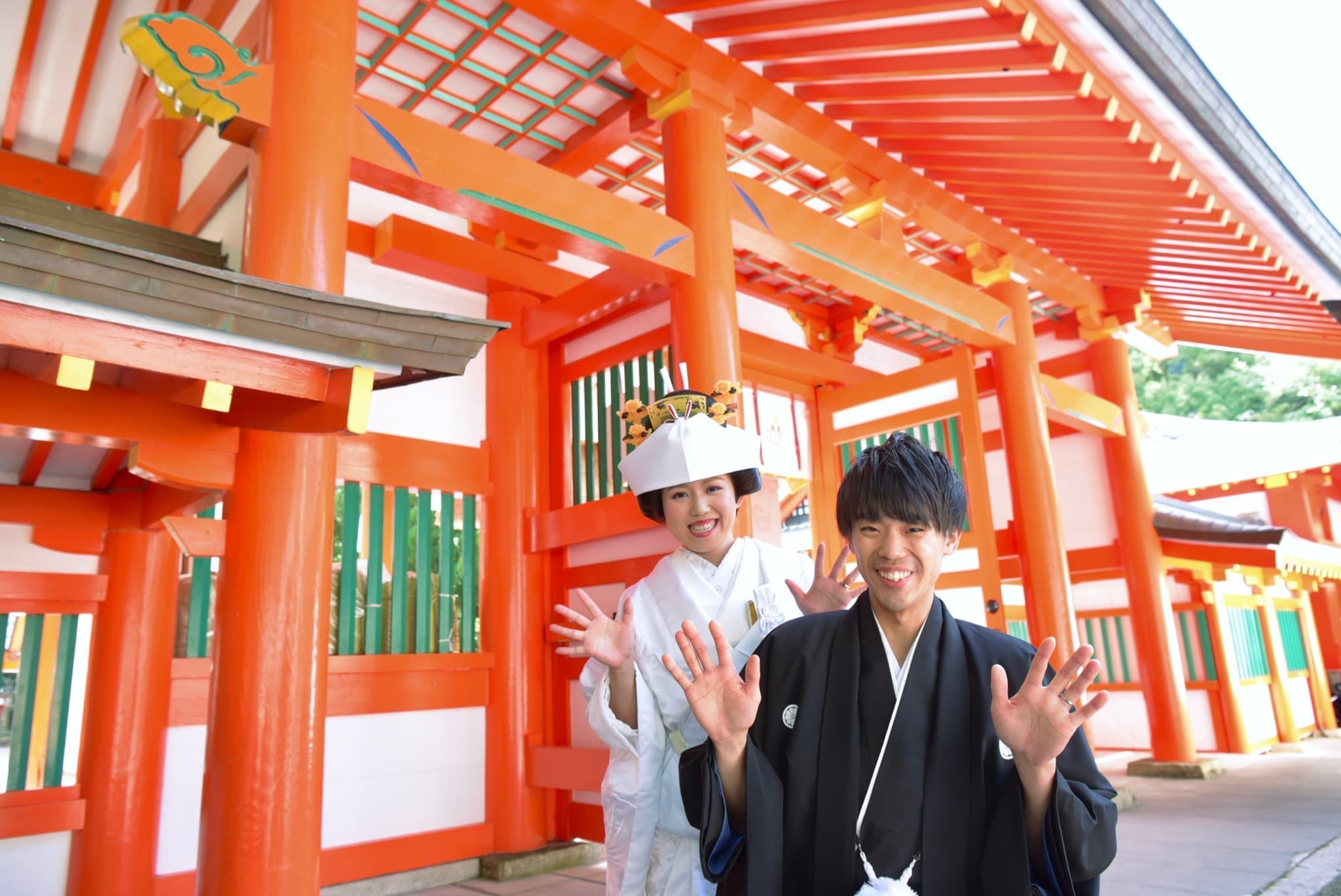 熊野速玉大社で神前結婚式の写真