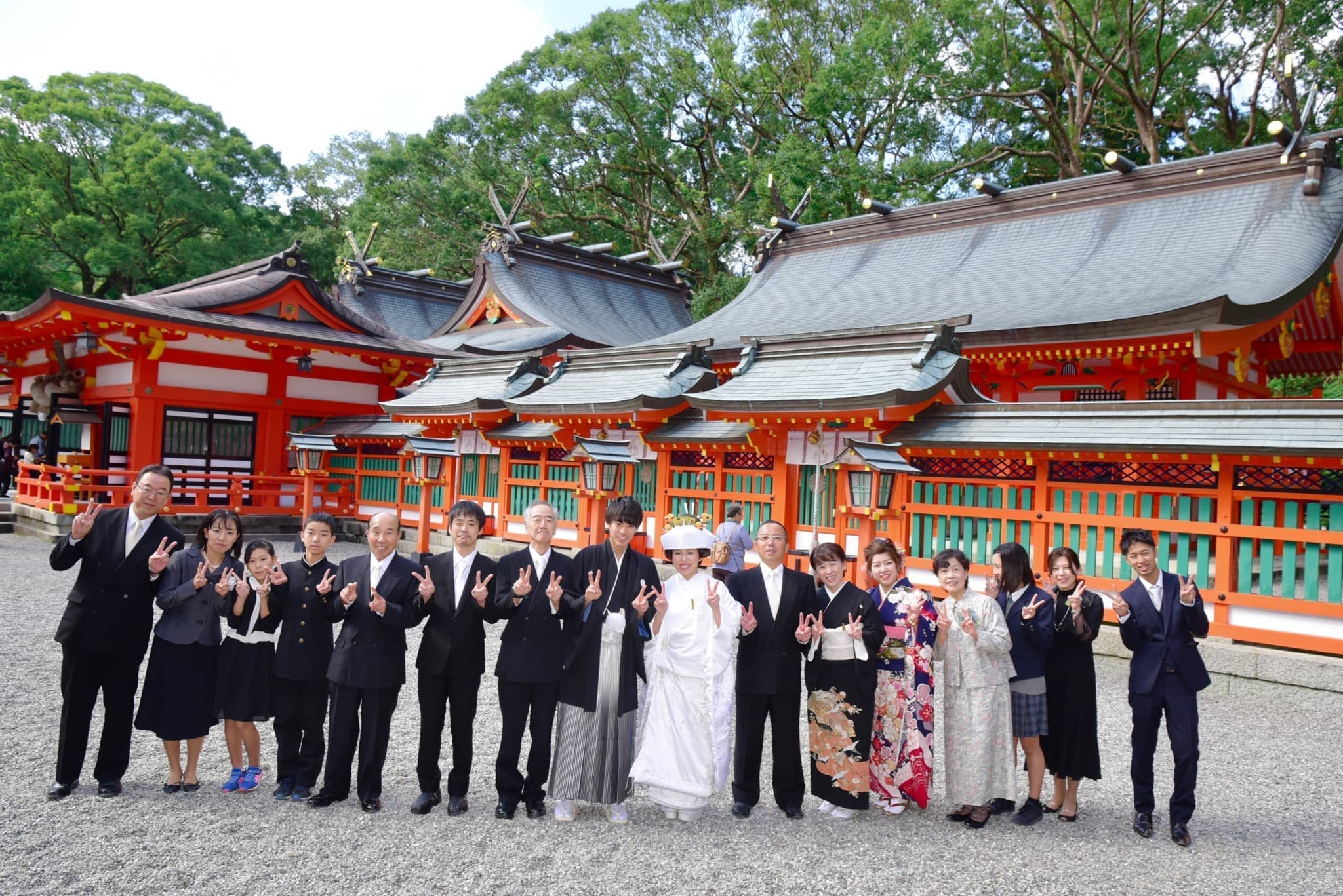 熊野速玉大社で神前結婚式の写真