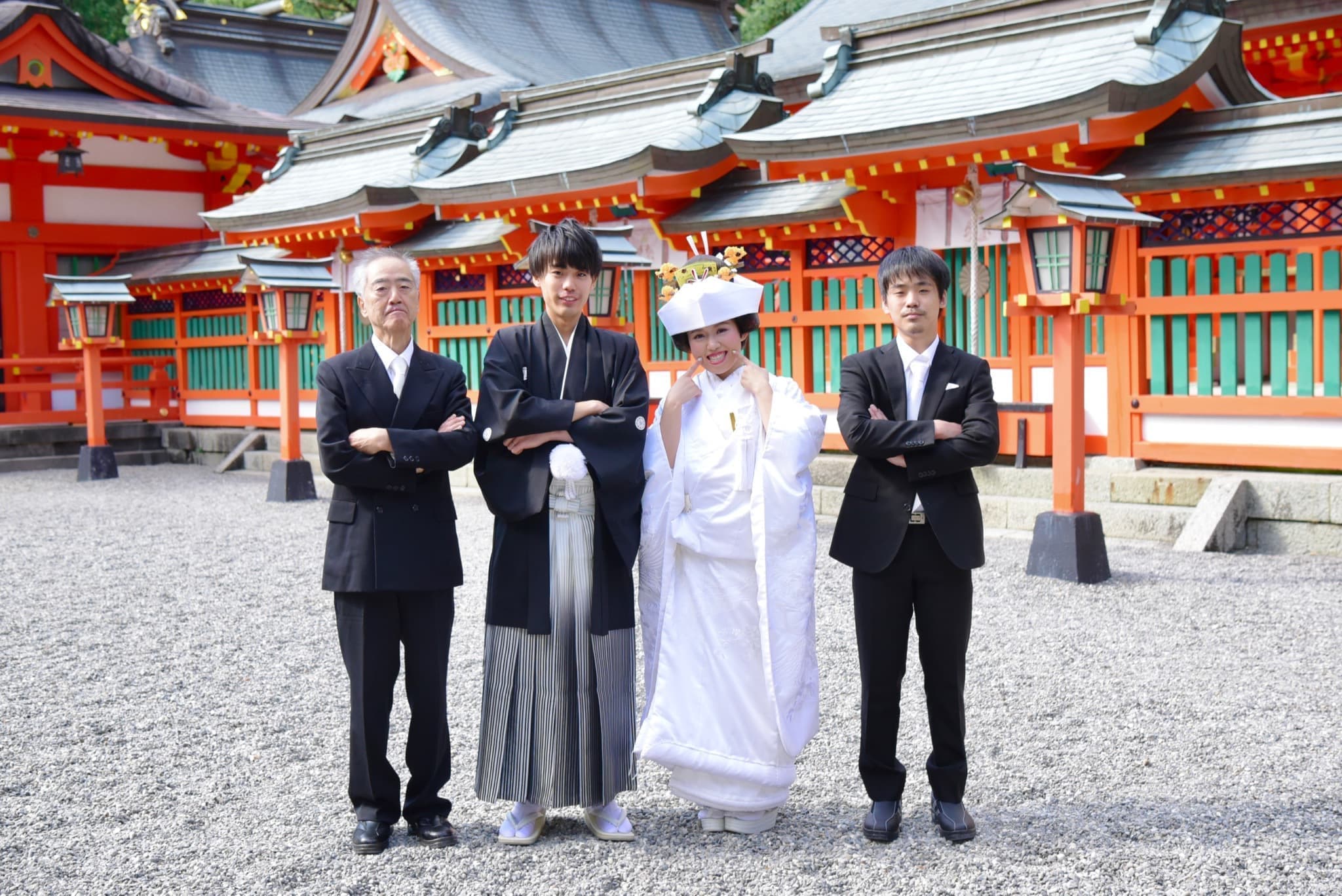 熊野速玉大社で神前結婚式の写真