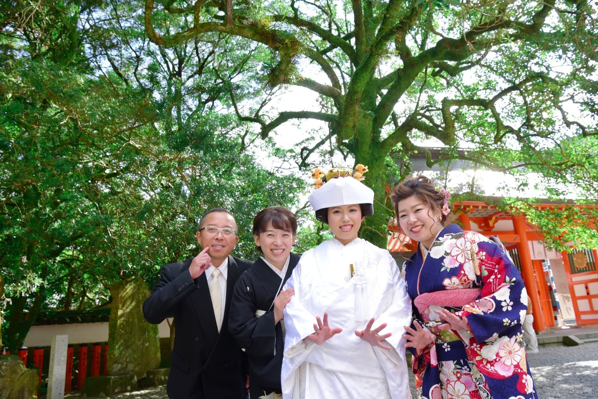 熊野速玉大社で神前結婚式の写真