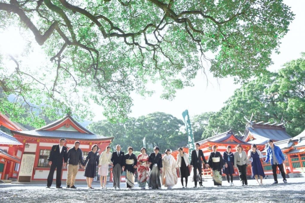 熊野速玉大社の神前結婚式の写真