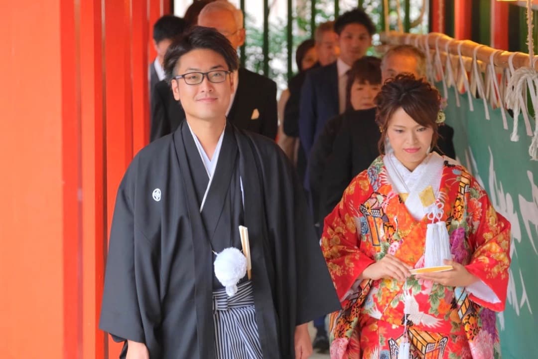 熊野速玉大社で神前結婚式の写真