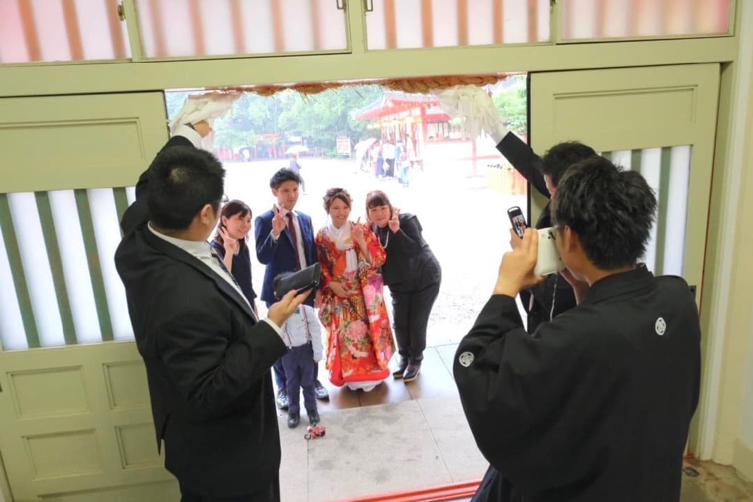 熊野速玉大社で神前結婚式の写真