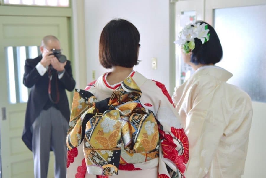 熊野速玉大社の神前結婚式の写真