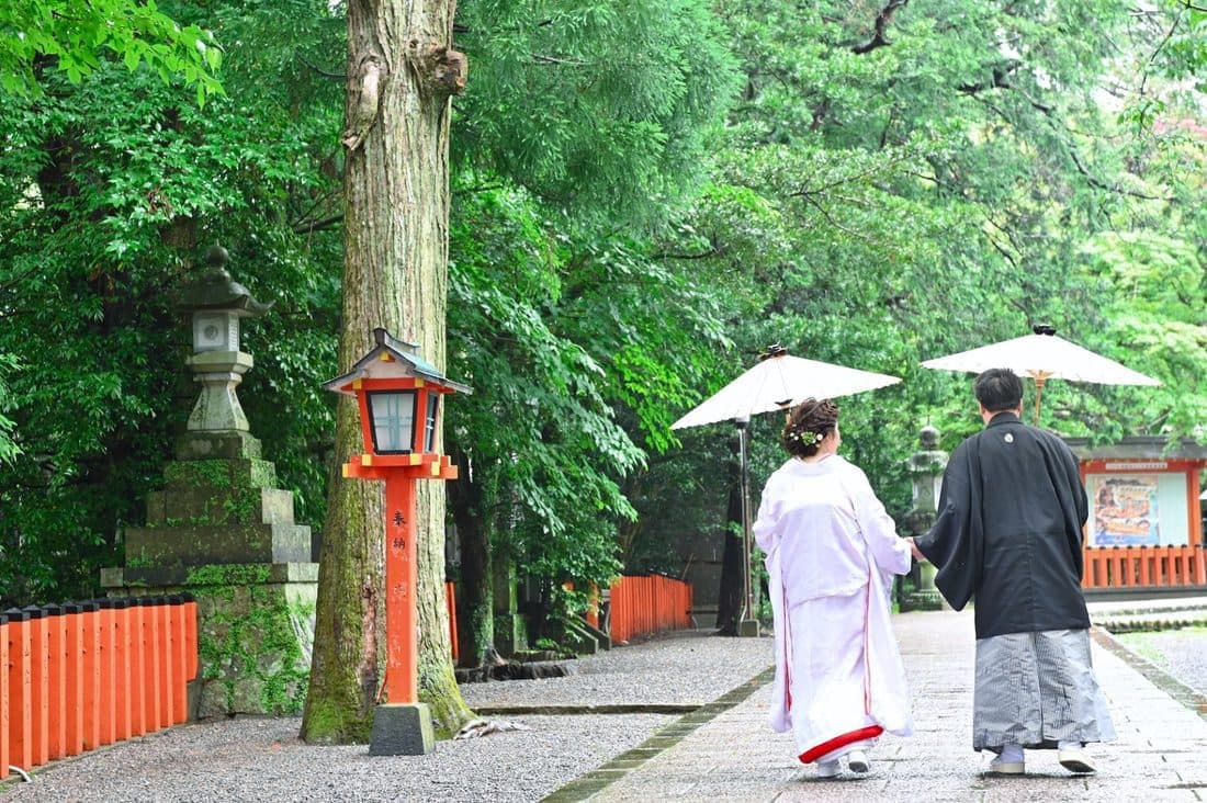 熊野速玉大社の神前結婚式の写真