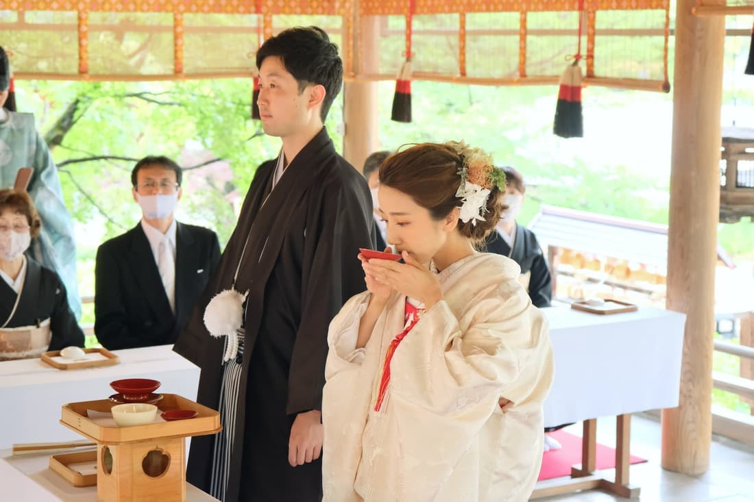 龍田大社の結婚式の写真