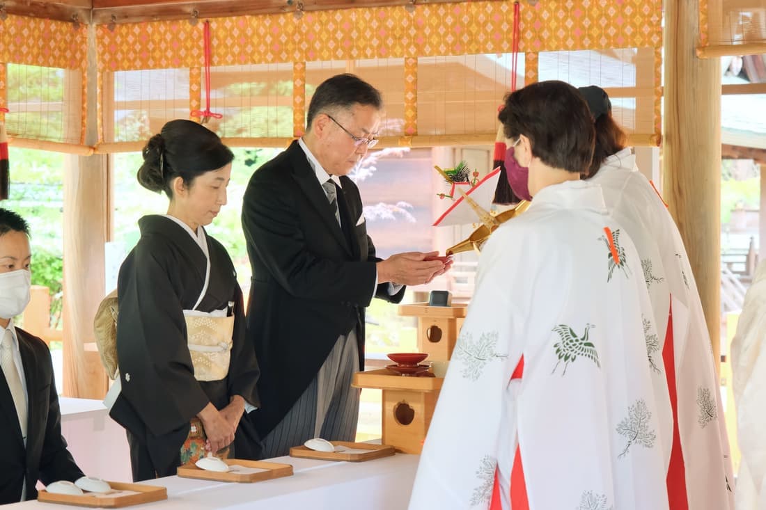 龍田大社の結婚式の写真