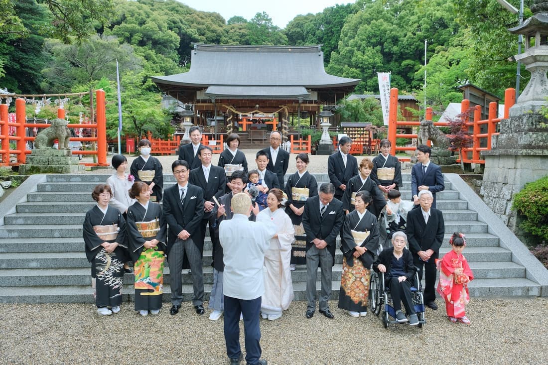 龍田大社の結婚式の写真