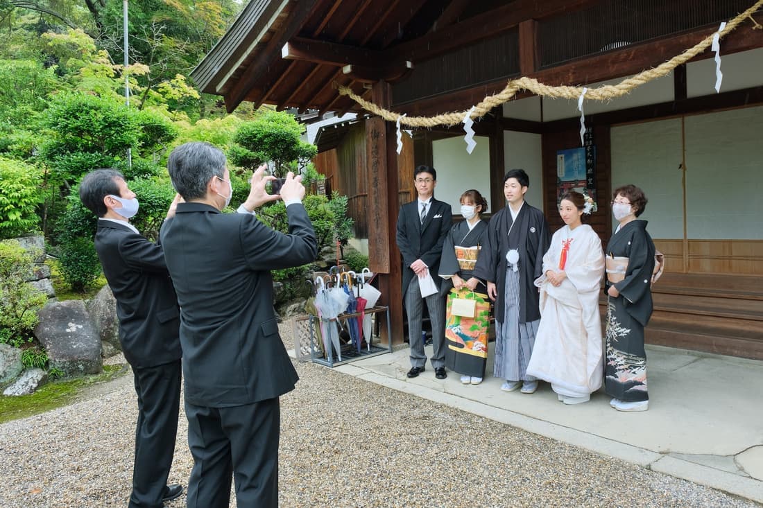 龍田大社の結婚式の写真