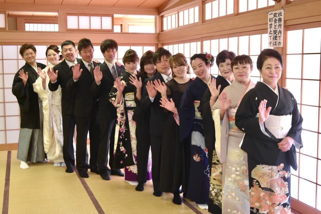 奈良の往馬大社での結婚式写真