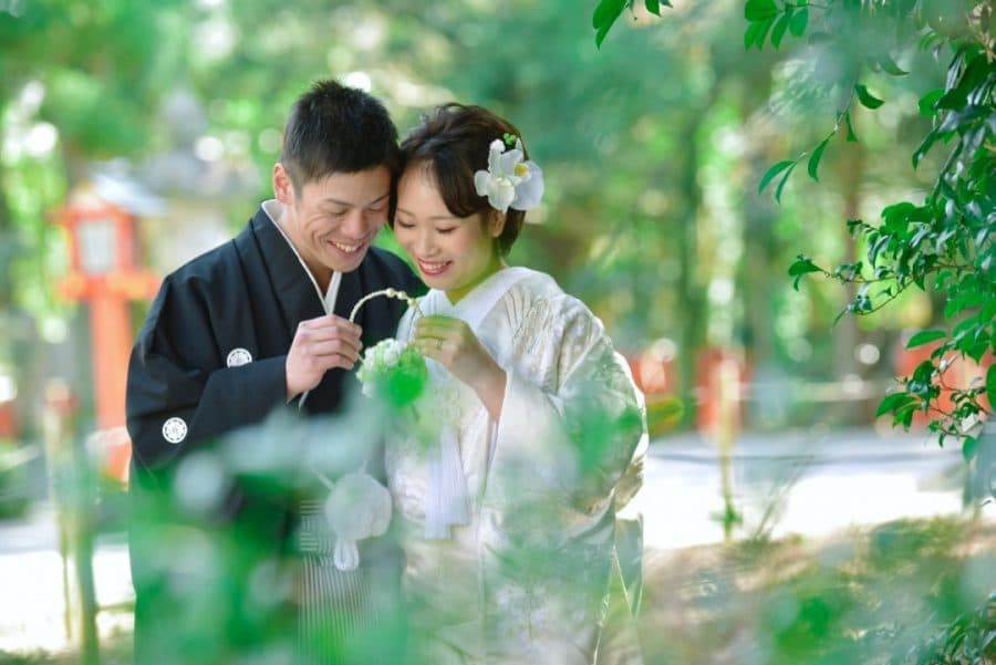 熊野速玉大社の神前結婚式の写真