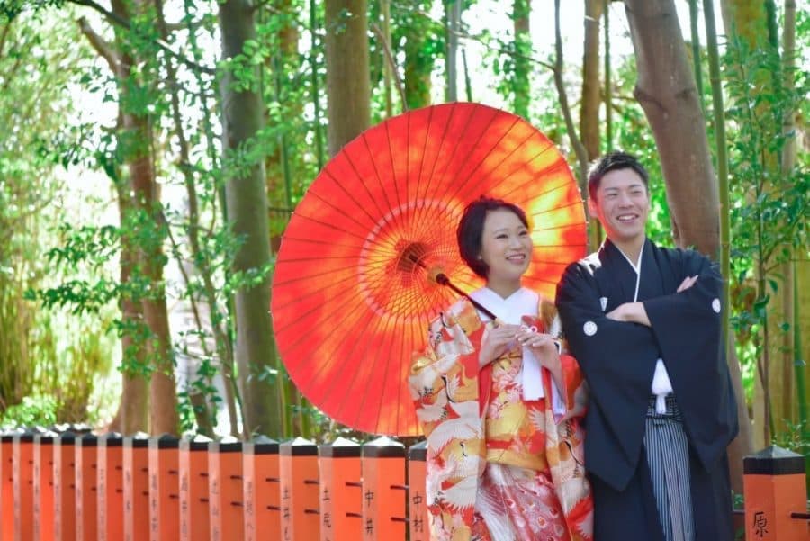 熊野速玉大社の神前結婚式の写真