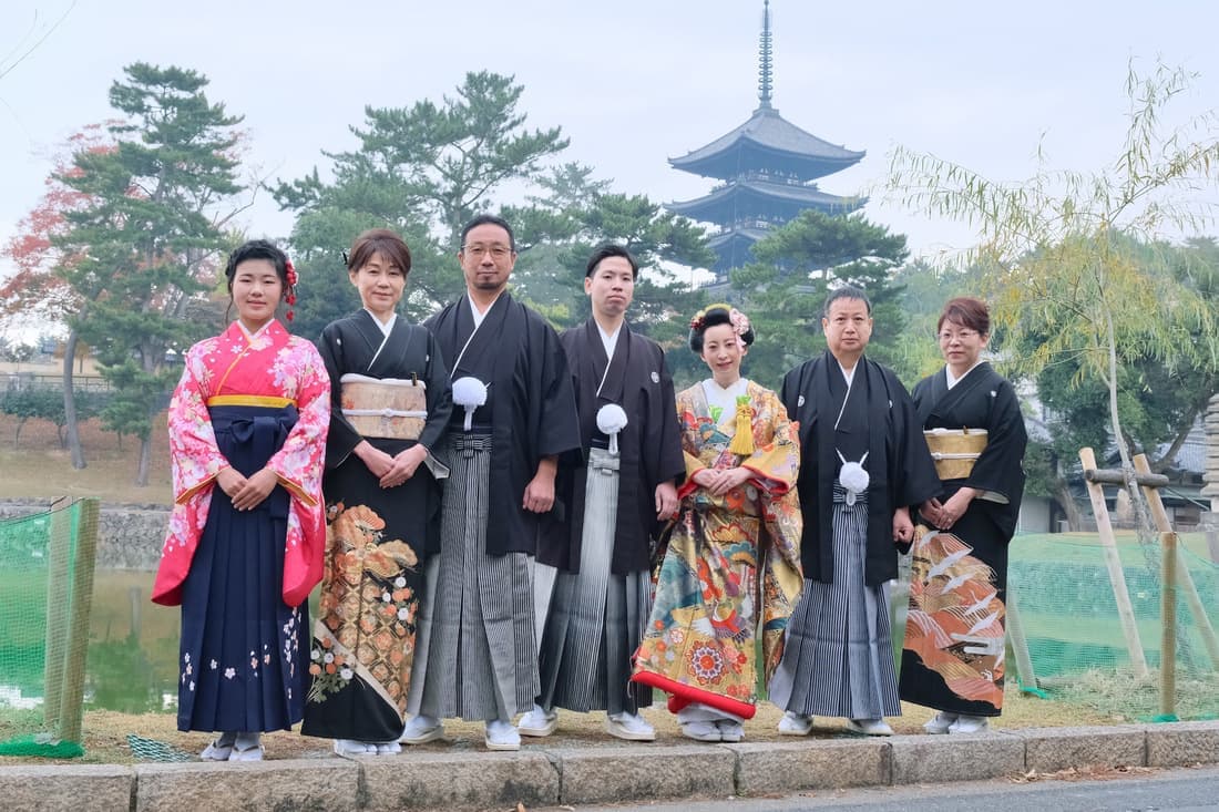 春日大社の結婚式の写真