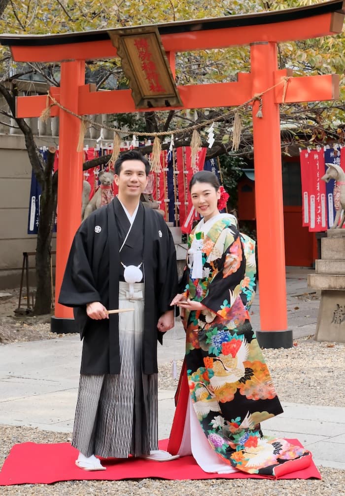 大阪難波神社での結婚式