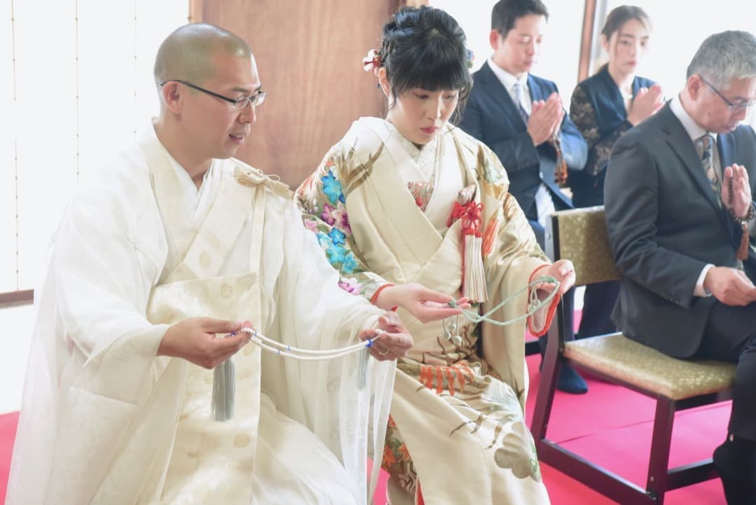 仏前結婚式の写真