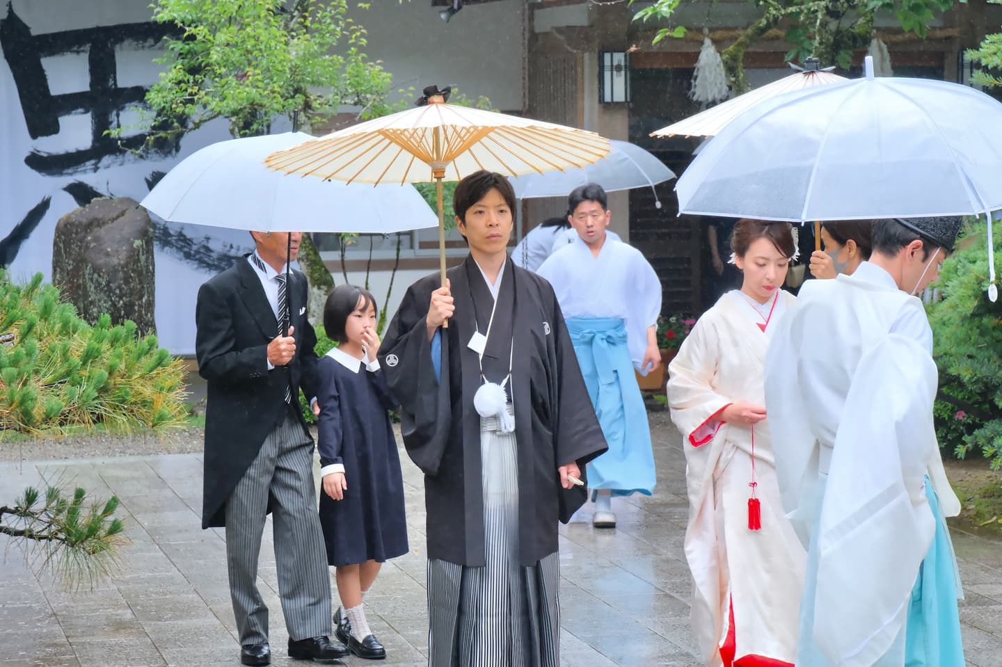 熊野本宮大社での結婚式の写真