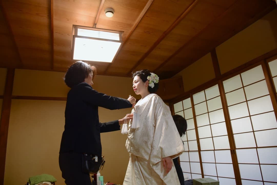 大神神社で白無垢の結婚式写真