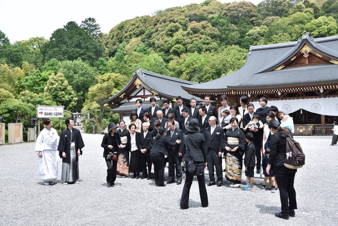 大神神社で白無垢の結婚式写真