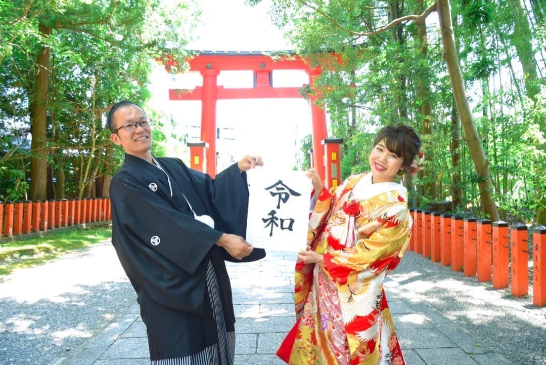 熊野速玉大社で白無垢の結婚式