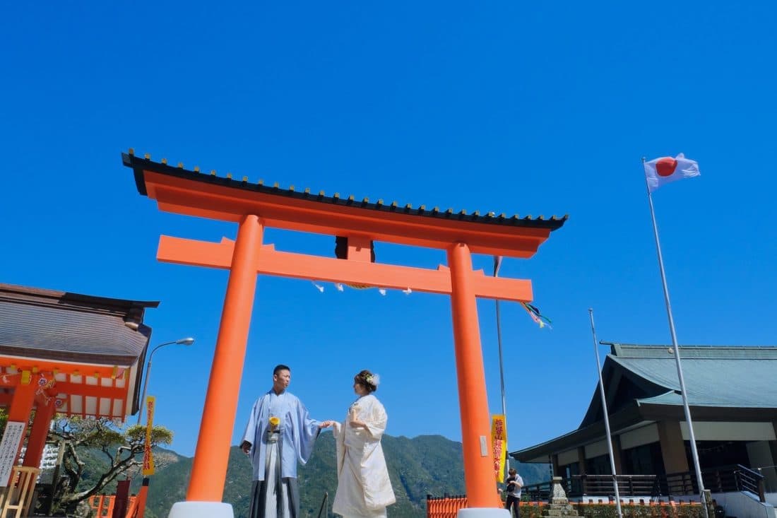 白無垢洋髪の結婚式