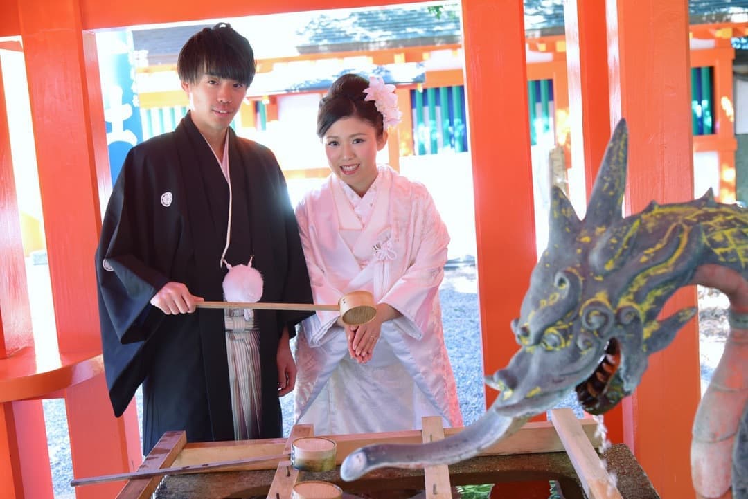 熊野速玉大社で結婚式の写真