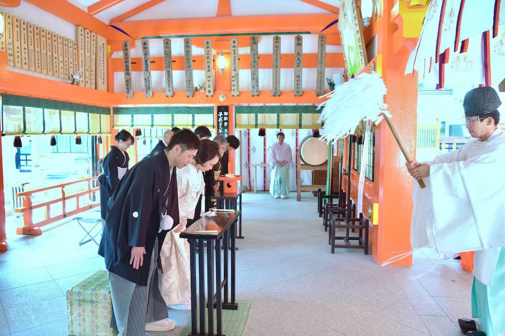 熊野速玉大社で結婚式の写真