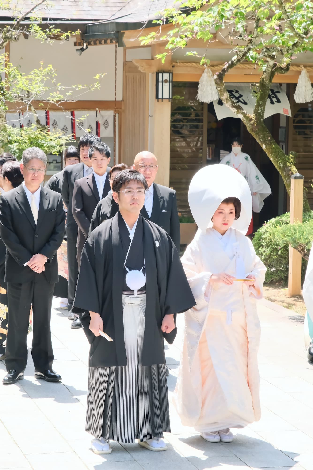 熊野本宮大社での結婚式の写真