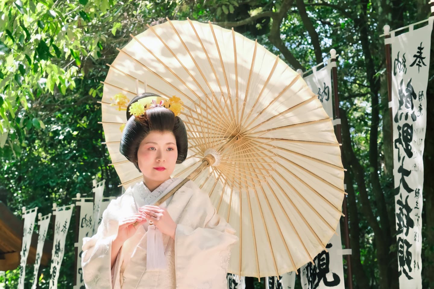熊野本宮大社での結婚式の写真